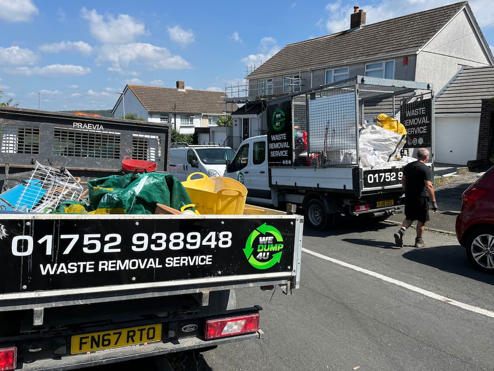 Wedump4u fleet vehicles waste removal services