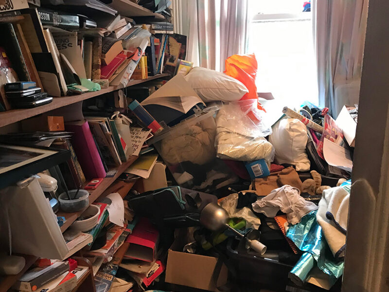 House clearance costs for a house clearance or waste removal service.