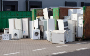 Electrical goods removal services for household waste clearance