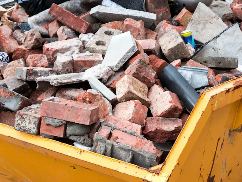 home improvement construction waste removal in Plymouth, with skip hiring services.
