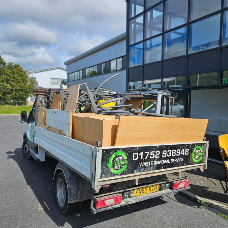Wedump4u van full of office waste