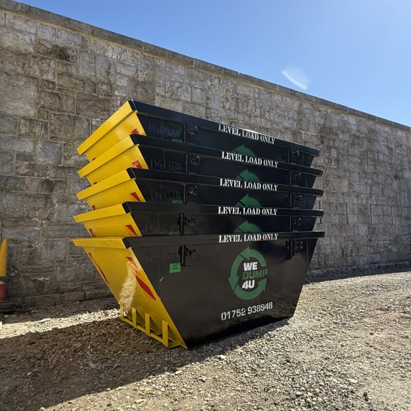 Multiple skips stacked up